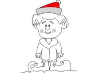 Sticker Custom Preview Image #070987 Holidays Christmas Santa Reindeer Elf06