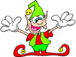 Sticker Custom Preview Image #070988 Holidays Christmas Santa Reindeer Elf07