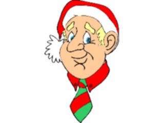 Sticker Custom Preview Image #071079 Holidays Christmas Santa Reindeer Manin Santa Hat