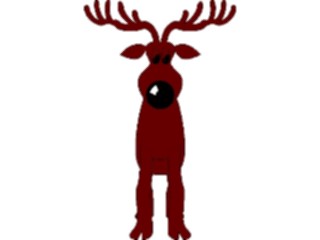 Sticker Custom Preview Image #071114 Holidays Christmas Santa Reindeer Reindeer07