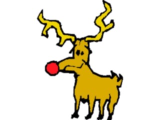 Sticker Custom Preview Image #071115 Holidays Christmas Santa Reindeer Reindeer08