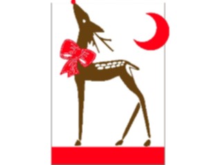 Sticker Custom Preview Image #071116 Holidays Christmas Santa Reindeer Reindeer09