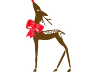 Sticker Custom Preview Image #071117 Holidays Christmas Santa Reindeer Reindeer10