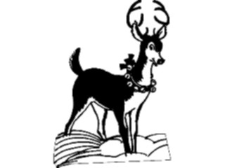 Sticker Custom Preview Image #071121 Holidays Christmas Santa Reindeer Reindeer14