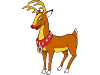 Sticker Custom Preview Image #071122 Holidays Christmas Santa Reindeer Reindeer15