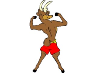 Sticker Custom Preview Image #071166 Holidays Christmas Santa Reindeer Reindeer Strong