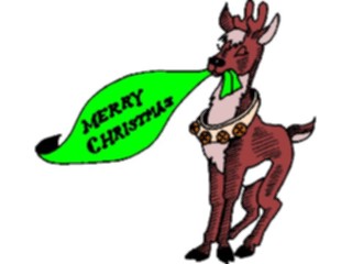Sticker Custom Preview Image #071169 Holidays Christmas Santa Reindeer Reindeer Wish