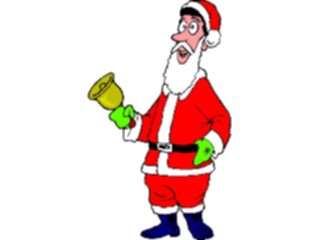 Sticker Custom Preview Image #071228 Holidays Christmas Santa Reindeer Santa Bell