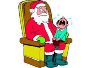 Sticker Custom Preview Image #071243 Holidays Christmas Santa Reindeer Santa Child6