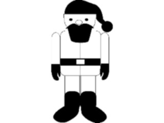 Sticker Custom Preview Image #071264 Holidays Christmas Santa Reindeer Santa Doll1