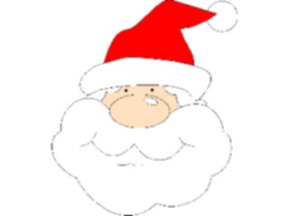 Sticker Custom Preview Image #071279 Holidays Christmas Santa Reindeer Santa Face01