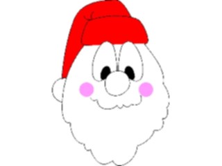 Sticker Custom Preview Image #071284 Holidays Christmas Santa Reindeer Santa Face06