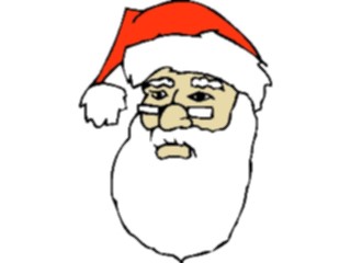 Sticker Custom Preview Image #071297 Holidays Christmas Santa Reindeer Santa Face19