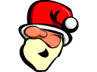 Sticker Custom Preview Image #071300 Holidays Christmas Santa Reindeer Santa Face22