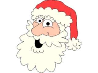 Sticker Custom Preview Image #071302 Holidays Christmas Santa Reindeer Santa Face24