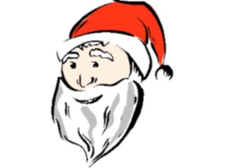 Sticker Custom Preview Image #071306 Holidays Christmas Santa Reindeer Santa Face28