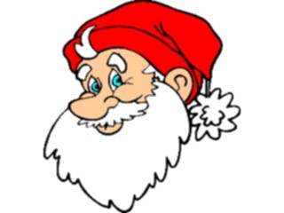 Sticker Custom Preview Image #071311 Holidays Christmas Santa Reindeer Santa Face33