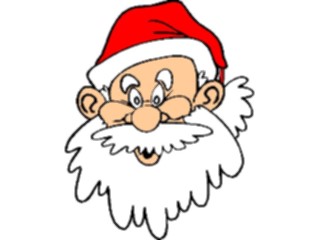Sticker Custom Preview Image #071312 Holidays Christmas Santa Reindeer Santa Face34