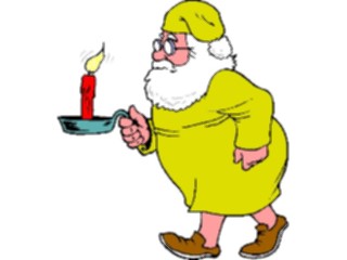 Sticker Custom Preview Image #071331 Holidays Christmas Santa Reindeer Santa Goingto Bed