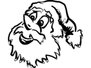 Sticker Custom Preview Image #071337 Holidays Christmas Santa Reindeer Santa Happy1