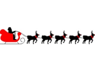 Sticker Custom Preview Image #071444 Holidays Christmas Santa Reindeer Santa Reindeer08
