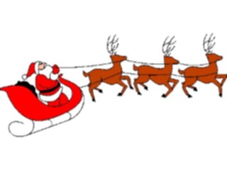 Sticker Custom Preview Image #071455 Holidays Christmas Santa Reindeer Santa Reindeer19