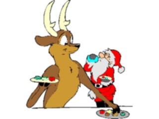 Sticker Custom Preview Image #071460 Holidays Christmas Santa Reindeer Santa Reindeer24