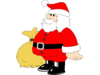 Sticker Custom Preview Image #071475 Holidays Christmas Santa Reindeer Santa Sack01
