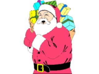 Sticker Custom Preview Image #071480 Holidays Christmas Santa Reindeer Santa Sack06