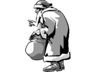 Sticker Custom Preview Image #071491 Holidays Christmas Santa Reindeer Santa Sack17