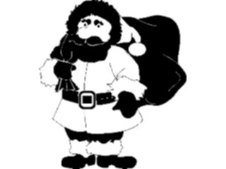 Sticker Custom Preview Image #071494 Holidays Christmas Santa Reindeer Santa Sack20