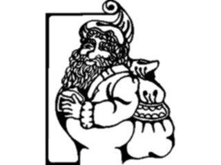Sticker Custom Preview Image #071500 Holidays Christmas Santa Reindeer Santa Sack26