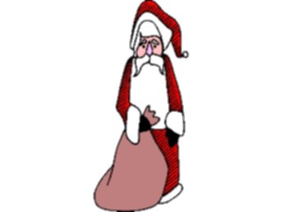 Sticker Custom Preview Image #071513 Holidays Christmas Santa Reindeer Santa Sack39