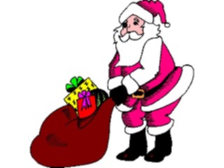 Sticker Custom Preview Image #071516 Holidays Christmas Santa Reindeer Santa Sack42