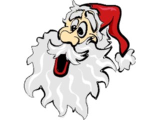 Sticker Custom Preview Image #071548 Holidays Christmas Santa Reindeer Santa Surprised