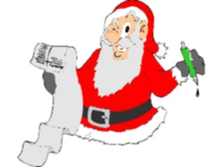 Sticker Custom Preview Image #071588 Holidays Christmas Santa Reindeer Santawith List10