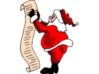 Sticker Custom Preview Image #071590 Holidays Christmas Santa Reindeer Santawith List12