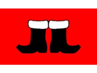 Sticker Custom Preview Image #071607 Holidays Christmas Santa Reindeer Santas Boots