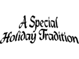 Sticker Custom Preview Image #071639 Holidays Christmas Titles Frames A Special Holiday Tradition