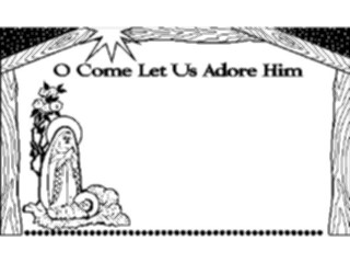 Sticker Custom Preview Image #071641 Holidays Christmas Titles Frames Adore Him Frame