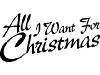 Sticker Custom Preview Image #071642 Holidays Christmas Titles Frames All I Wantfor Christmas