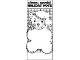 Sticker Custom Preview Image #071644 Holidays Christmas Titles Frames Bear Frame