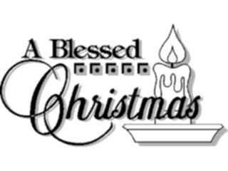 Sticker Custom Preview Image #071647 Holidays Christmas Titles Frames Blessed Christmas
