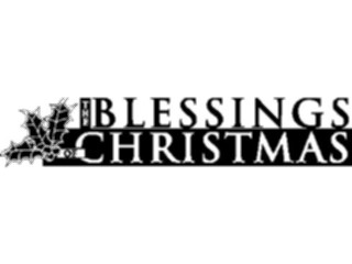Sticker Custom Preview Image #071648 Holidays Christmas Titles Frames Blessingsof Christmas