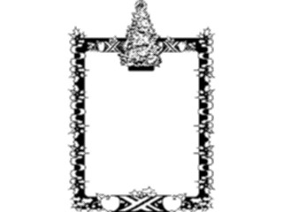 Sticker Custom Preview Image #071677 Holidays Christmas Titles Frames Christmas Tree Frame