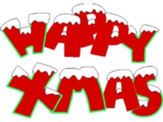 Sticker Custom Preview Image #071694 Holidays Christmas Titles Frames Happy Christmas2