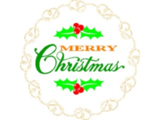Sticker Custom Preview Image #071761 Holidays Christmas Titles Frames Merry Christmas16