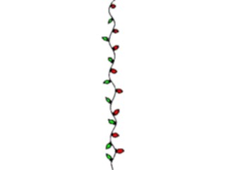 Sticker Custom Preview Image #071905 Holidays Christmas Trees Ornaments Lights Border