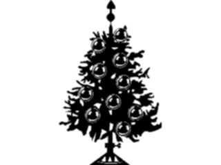 Sticker Custom Preview Image #072081 Holidays Christmas Trees Ornaments Tree36