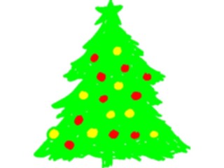 Sticker Custom Preview Image #072112 Holidays Christmas Trees Ornaments Tree67